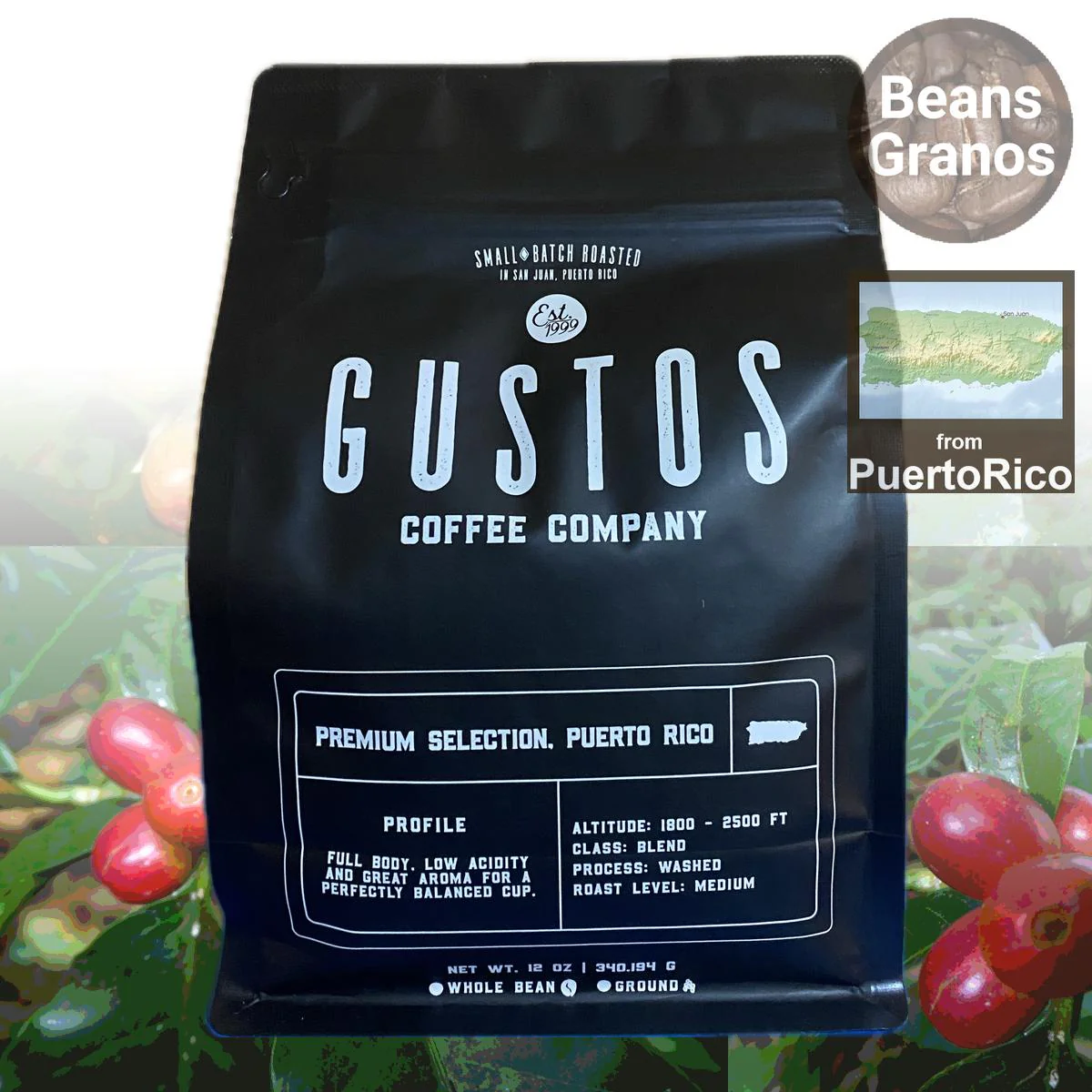 Café Gustos Coffee Beans