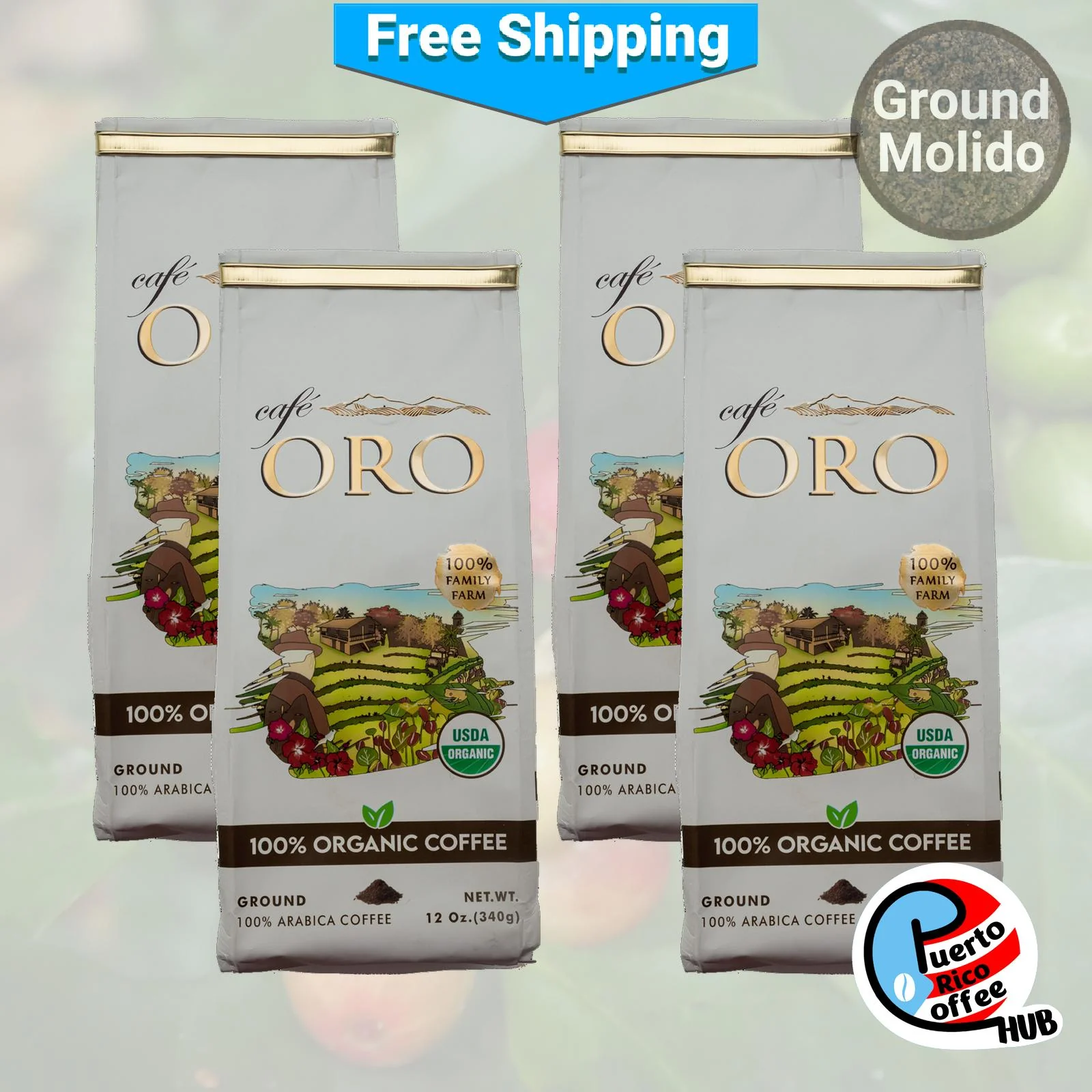 Café Oro Organic Ground Coffee - Image 4