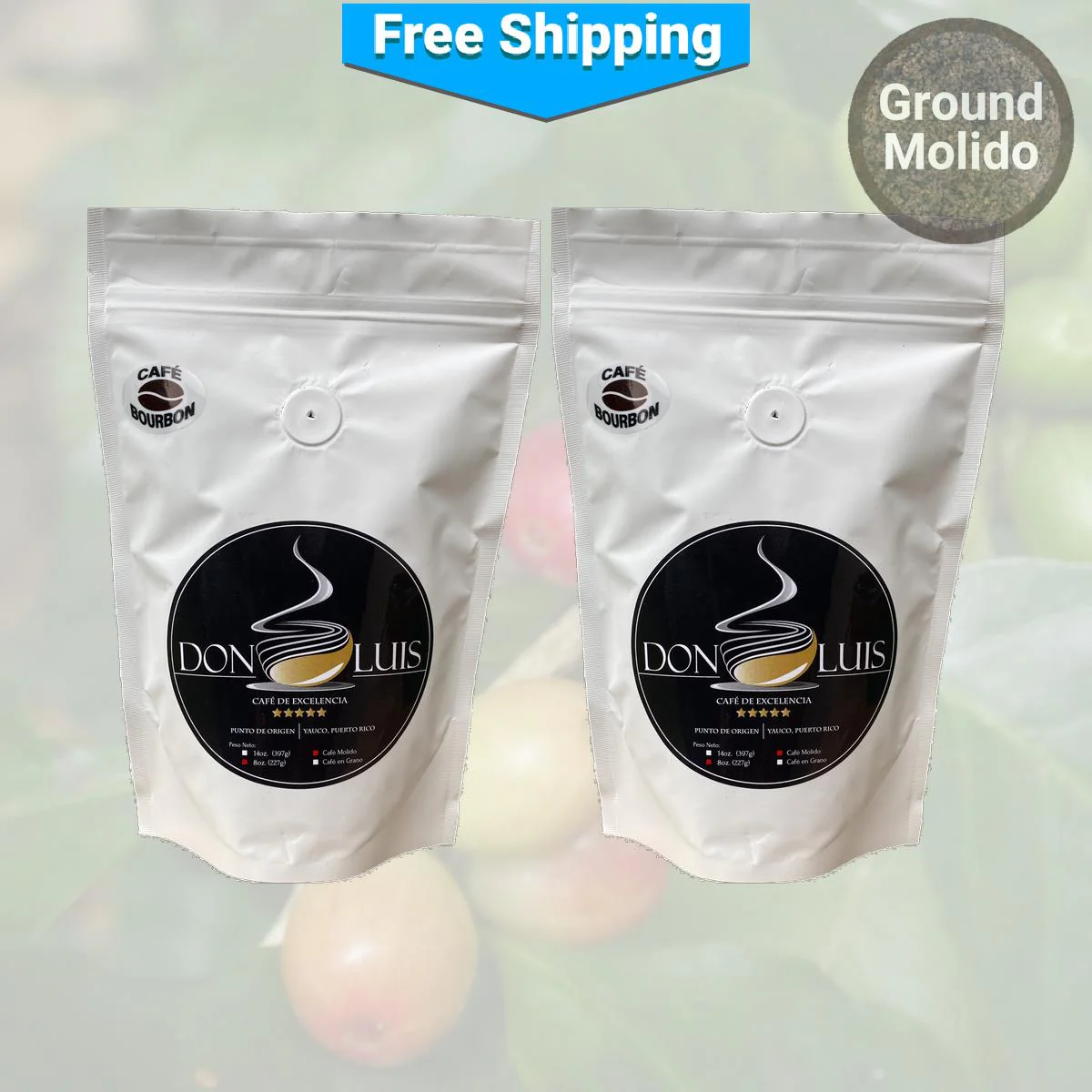 Café Don Luis Bourbon Ground Coffee - Image 2